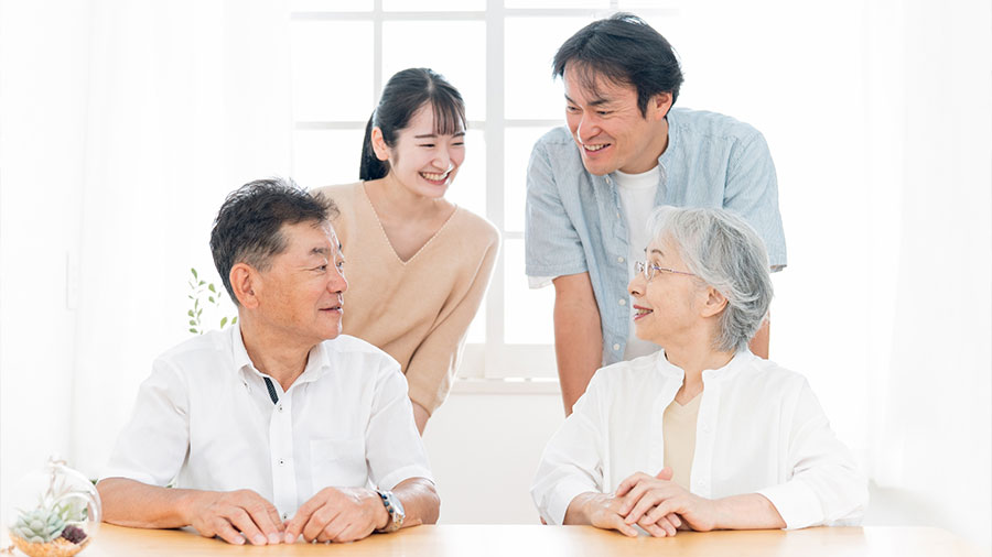 家族で話し合い