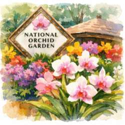 シンガポールの植物園