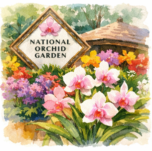 シンガポールの植物園